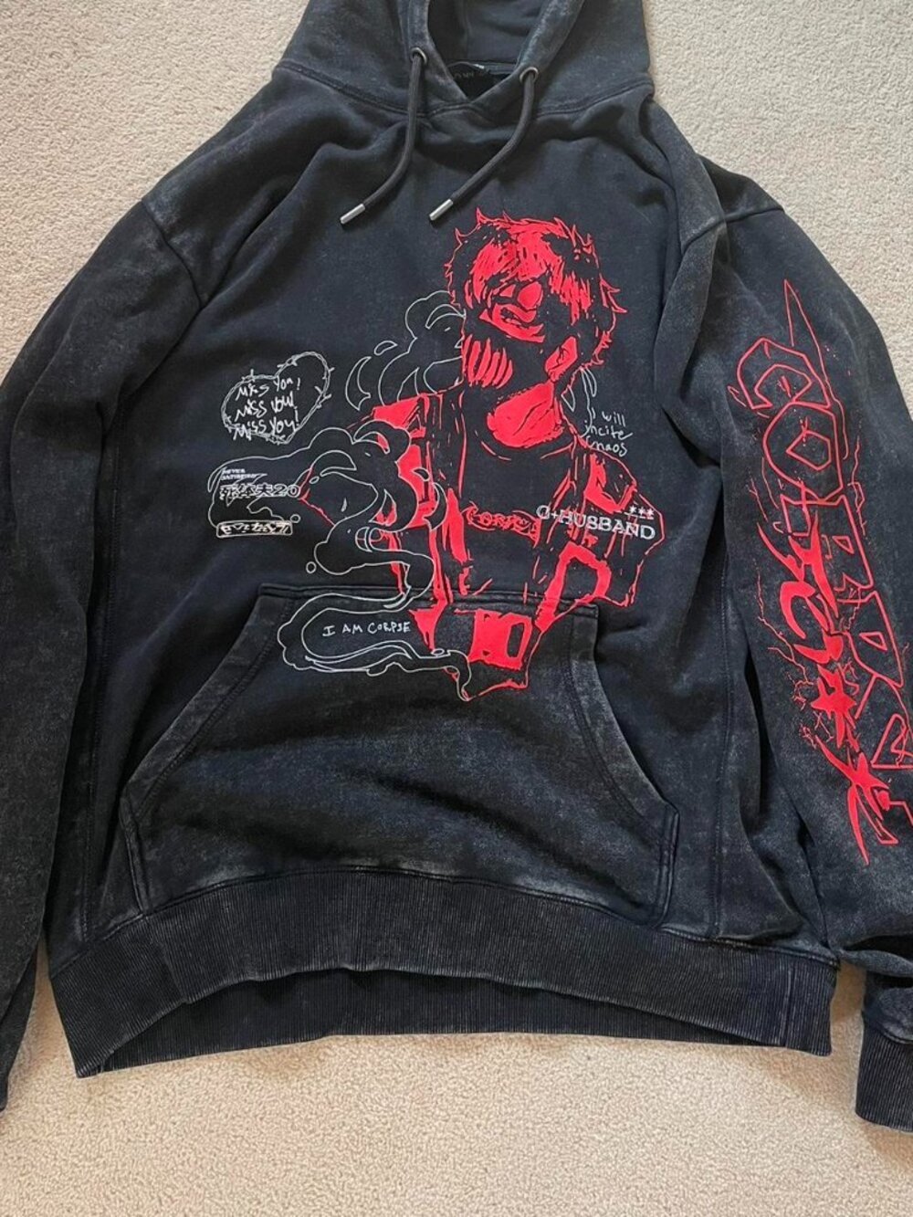 Corpse Husband MISS YOU! Hoodie
